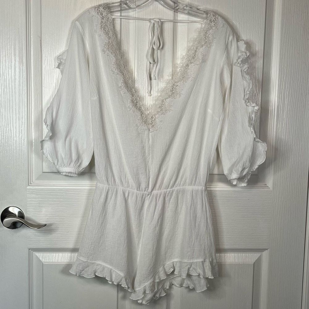 Victoria's Secret White Jumpsuit with Elegant Design